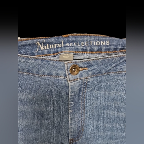 Natural Reflections Light Blue Denim Pants - Picture 1 of 3